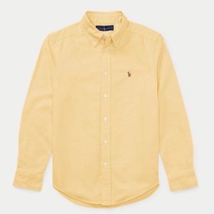 Ralph Lauren yellow oxford Button down sizes 12,14